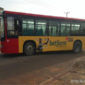 Benz BRT Bus in Advert Lagos