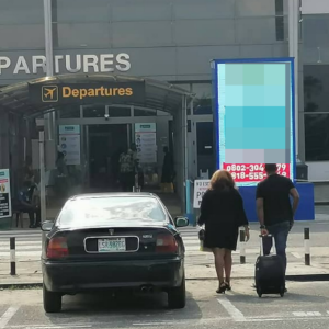 Led Billboard By Departure Gate Entrance , Airport Port Harcourt