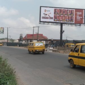 Double Sided Unipole On Lagos Abeokuta Express Way By Shoprite, Lagos.