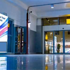 Lightbox Billboard Main Entrance to Departure Hall, Inside Airport Abuja