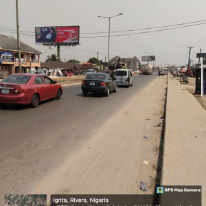Unipole Billboard Airport Road By Igrita Junction Facing Traffic From Owerri , Port Harcourt